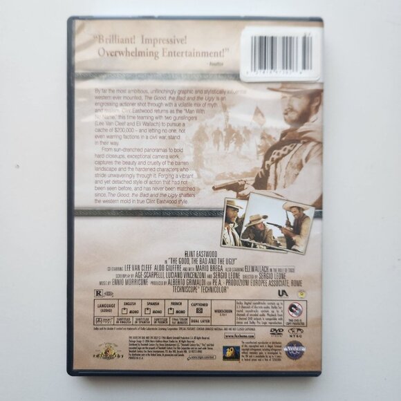 The Good The Bad And The Ugly DVD Clint Eastwood Western Classic - Picture 3 of 6